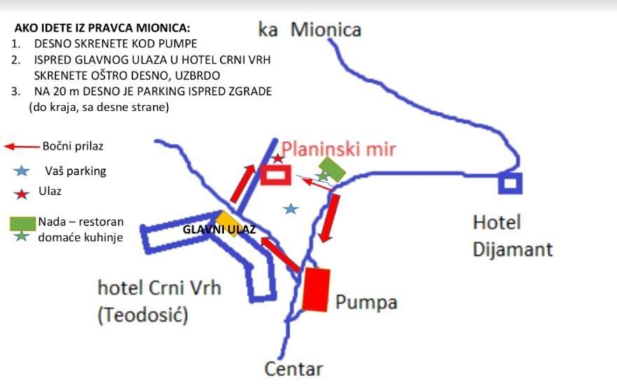 Divcibare Planinski Mir A19 Esterno foto